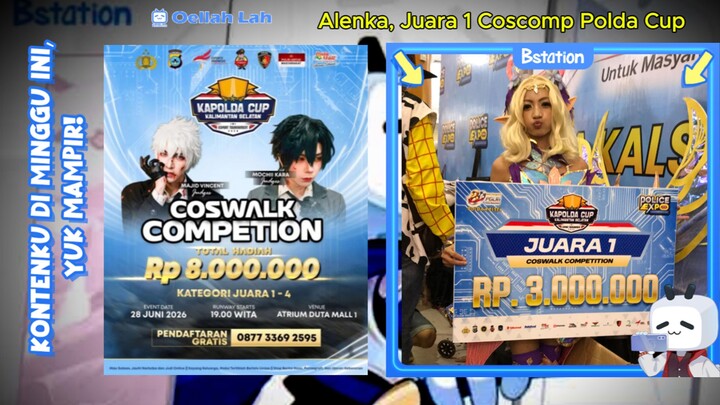 Alenka Juara 1 Coswalk Competition Polda Cup 2026