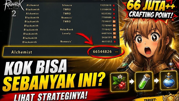 Rahasia Alchemy Menuju Master Gold Label | Ragnarok Online 2 | RO2