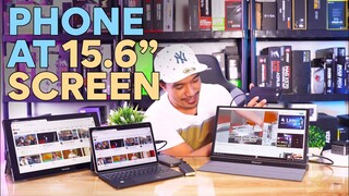 COOL Gadgets: TRANSFORMS Phone to 15.6" Display? ft WIMAXIT Portable Monitor & TeamGroup PD1000