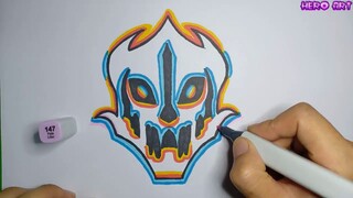 How To Draw Sans glitch effect Cách Tạo hiệu Ứng  cho gaster blaster