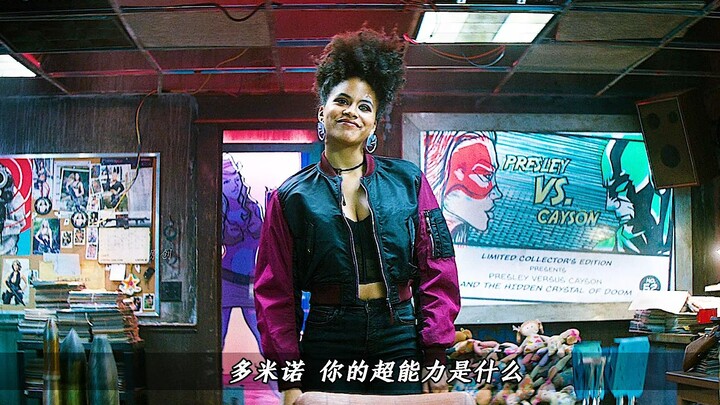 Domino, the goddess of luck—turns out, being lucky really is a superpower!