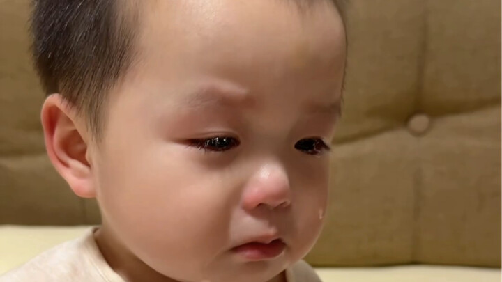 He’s crying like the male lead in a teen angst novel.