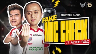 RIPPO NGEYEL BANGETTT!! - Fake Mic Check Alpha vs Alter Ego Week 3 MPL ID S10