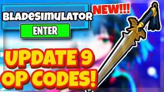 NEW SECRET *UPDATE 9* OP CODES For BLADE SIMULATOR In ROBLOX BLADE SIMULATOR!