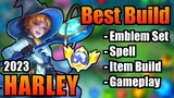 HARLEY BEST BUILD 2023 | TOP 1 GLOBAL HARLEY BUILD | HARLEY - MOBILE LEGENDS | MLBB