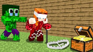 Monster School : Bad Thief Hulk Become Good Because Grand Mother - Sad Story - Minecraft Animation