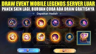 BUG VPN!!! CARA DAPATKAN DRAW GRATIS EVENT SERVER LUAR MOBILE LEGENDS, AUTO PANEN SKIN LAGI