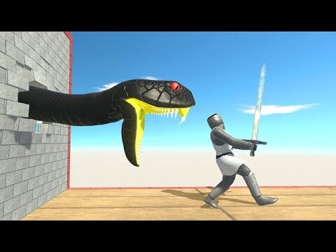 Black Titanoboa Surprise Attack - Animal Revolt Battle Simulator