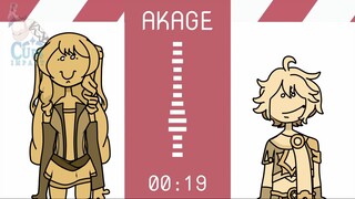 Akage version genshin impact I guess