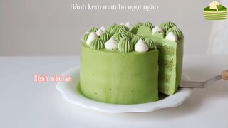 Bánh kem matcha ngọt ngào 🍰