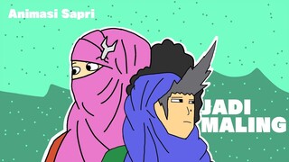 JADI MALING - ANIMASI SAPRI | Kartun  Lucu Indonesia