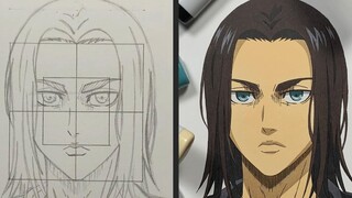 วิธีการวาด Eren Yeager Easy - Attack on Titan Season 4