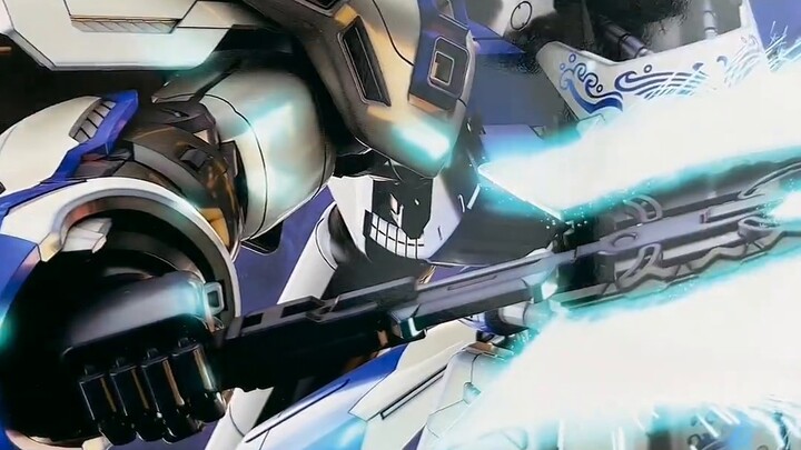 Unboxing the China Limited MG Blue and White Porcelain Sazabi [Shared by Boss Wang]
