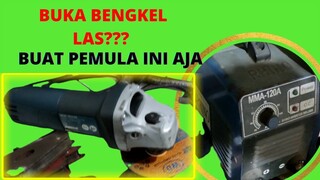 MAU BUKA BENGKEL LAS LISTRIK || NAH INI DIA ALAT ALAT YANG HARUS DI SEDIAKAN BUAT PEMULA