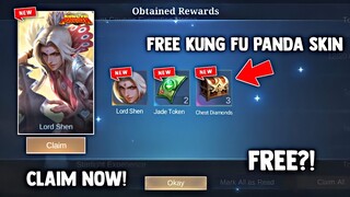 FREE?! CLAIM KUNG FU PANDA SKIN AND TOKEN + CHEST DIAMONDS REWARDS! NEW EVENT | MOBILE LEGENDS 2022