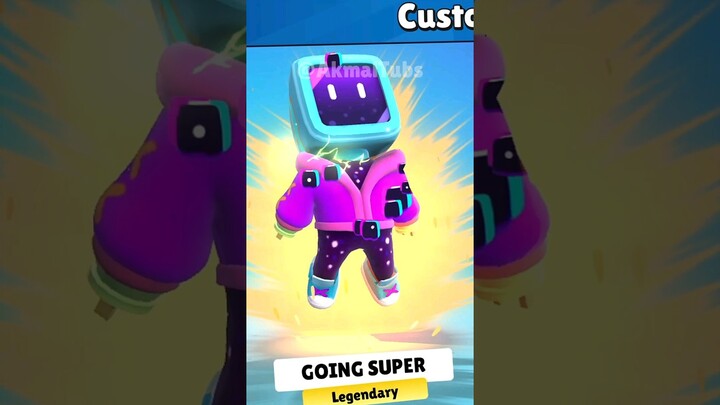 CLEANEST STUMBLE GUYS SKINS TRANSITIONS GOING SUPER 📺 #shorts #stumbleguys