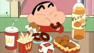 【蜡笔小新】童年的美食：美食太多吃胖了的小新（第四弹）