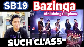 SB19 Bazinga + SLMT | 2022 BINIBINING PILIPINAS | REACTION