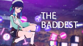 【原神MMD/改模配布/乐队温迪】THE BADDEST