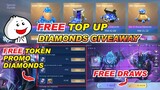 MLBB DIAMONDS GIVEAWAY FREE TOKEN FREE EMOTE / BUNDLE SKIN ( Hayabusa Double 11 Lottery Event 2021 )