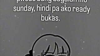 bagalan mo namn sunday