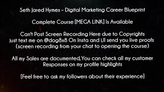 Seth Jared Hymes Course Digital Marketing Career Blueprint download