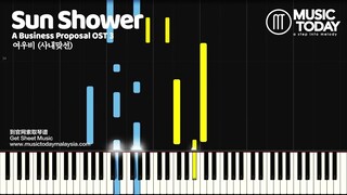 모브닝 Movning – 여우비 Sun Shower Piano Tutorial (사내맞선 / Business Proposal OST 3)