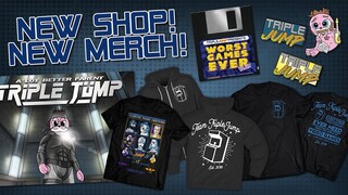 NEW SHOP ALERT: Brand New Merch Available At TripleJumpShop.com!