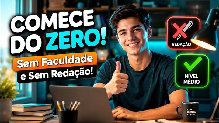 Melhores concursos públicos de 2026 para quem nunca estudou antes