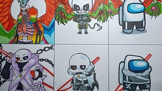 Drawing Seraphim Sans Vs Cross Sans According To The Different Vẽ Sans PART 5