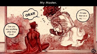 承太郎与白金之星的邂逅，白金之星对承太郎的看法。
