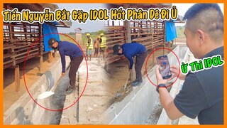 Quanglinhvlogs || Tiến Nguyễn Bắt Gặp IDOL Dởm Đi Hốt Phân Dê Đi Ủ - Bón Cho Cây Trồng Sắp Tới