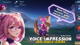 VOICE IMPRESSION NANA MOBILE LEGENDS ||  BAHASA INDONESIA || TWINKAWAII OFFICIAL