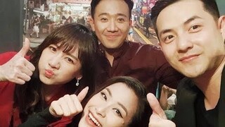 Nghệ sỹ đến mừng khai trương quán ăn Hongkong A Mà Kitchen của em gái Trấn Thành