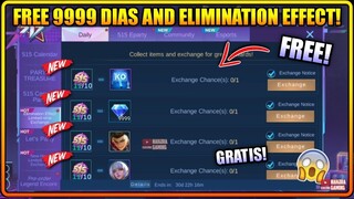 NEW EVENT! FREE 9999 DIAMONDS | FREE 515 ELIMINATION EFFECT - MLBB