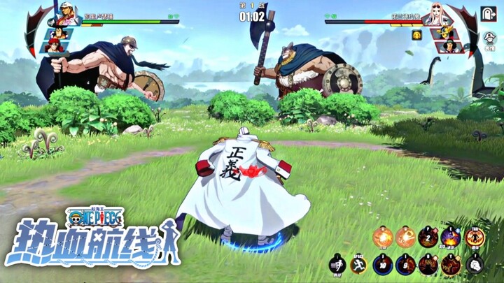 Fleet Admiral Akainu vs Wakil Admiral !!