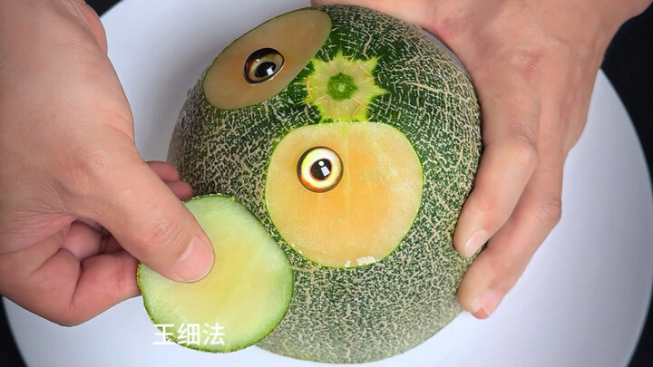 Melon—try my method; both seniors and kids will love it #HamiMelon