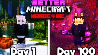 ฉันรอดชีวิต 100 วันใน Minecraft ฮาร์ดคอร์ที่ดีกว่า… นี่คือสิ่งที่เกิดขึ้น