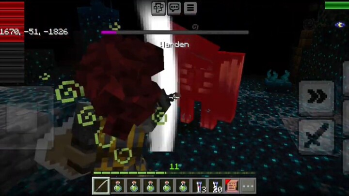 Fighting wardens in mythic player addon