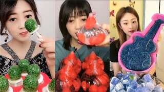 Thánh Ăn Đá Ăn Đá Lạnh Màu Sắc Hình Dạng Bất Thường Thú Vị - ASMR Ice Crunchy Eating sound#156