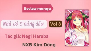 Review manga #23: Review nhà có 5 nàng dâu vol 8 - NXB Kim Đồng