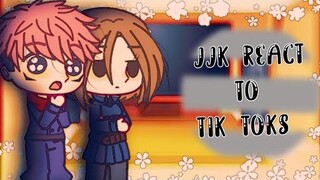 Jujutsu kaisen react to tik toks (sem ships) •gacha club•