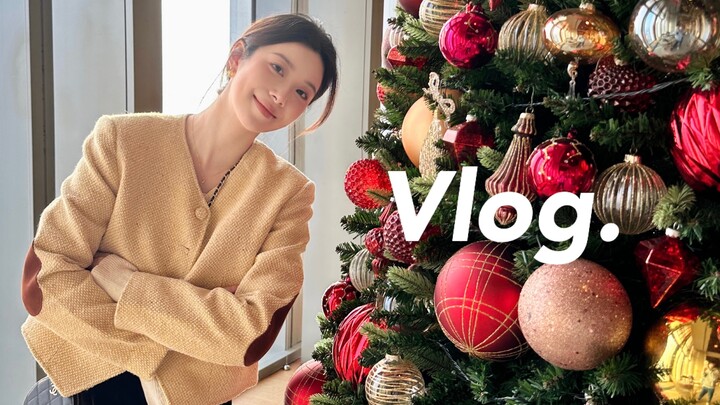 วีล็อก วันเดือนธันวาคม | ฉลองคริสต์มาสล่วงหน้า ⛄️ | เสี่ยวตู้ไปทำงานต่างจังหวัด | เปิดกล่องของใหม่ชุ