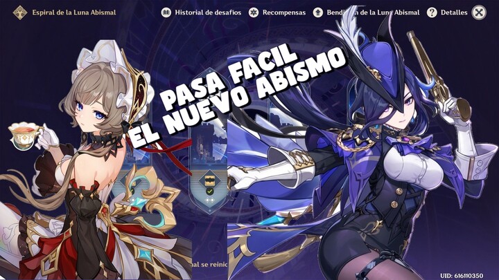 【Genshin Impact 7.0】¡NUEVO ABISMO 12 FÁCIL Y RÁPIDO! ⚡ USA REACCIONES LUNARES Y ESTELARES