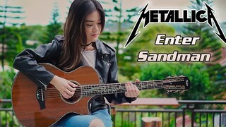 Metallica《Enter Sandman》, 经典摇滚【吉他指弹】
