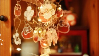Hộp bánh trở thành cây hồng / Tết ba mẹ tự làm / Tự làm handmade hàng ngày / Trang trí Tết / Làm cây