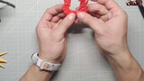 Tutorial Origami Goma Rod yang sangat diperkecil! Mudah dipelajari, perangkap kacang!