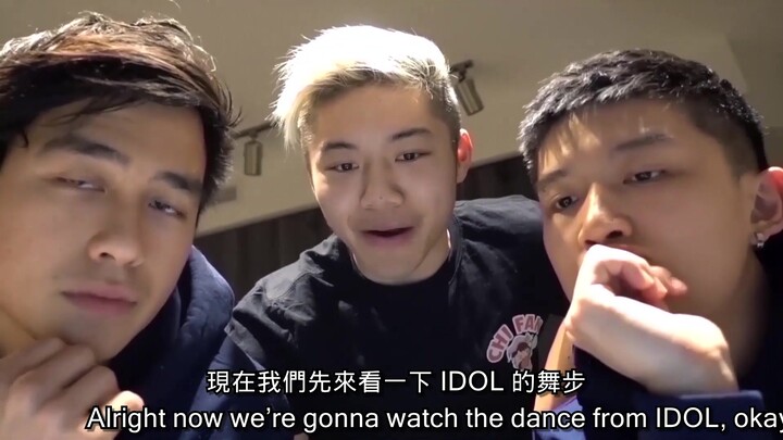 Chinese-American Learns BTS [Bangtan Boys] IDOL Dance Challenge