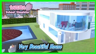 Very beautiful house in the SAKURA School Simulator