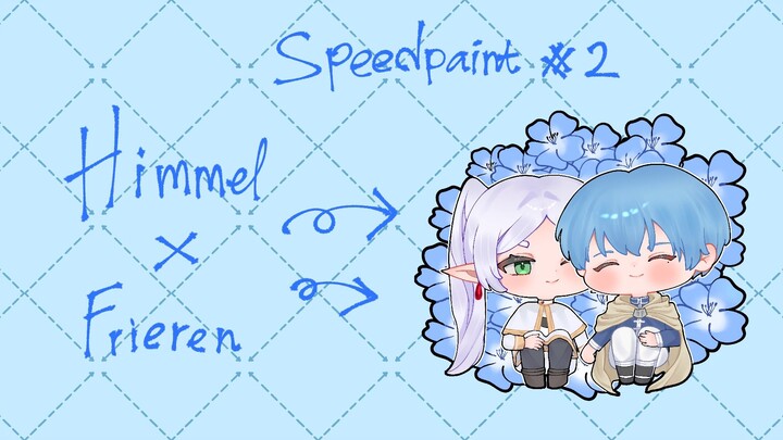 Chibi couple Himmel & Frieren lucu banget ga sih?? 💙✨️